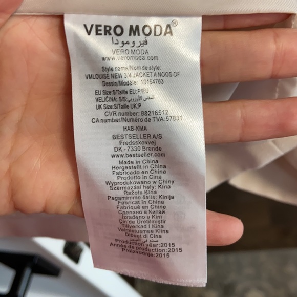 Vero Moda Louise 3/4 Jacket - NEVER WORN (SIZE SMALL) - Picture 4 of 8